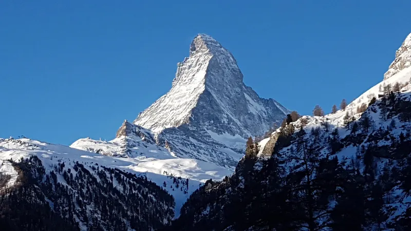 Gornergrat railway viewpoint over the Swiss Alps on a small-group Zermatt tour from Zurich, Switzerland